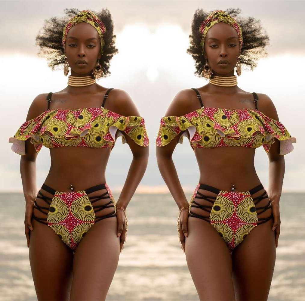 Colorful Tribal full bikini